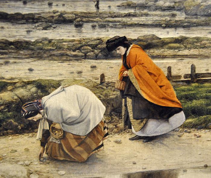 William Dyce Pegwell Bay, Kent - a Recollection of October 5th 1858 china oil painting image